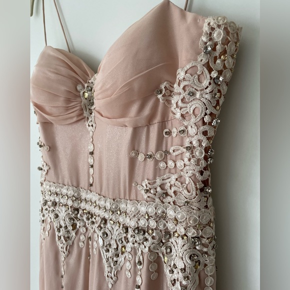 Mignon beaded rose gown - Picture 4 of 9